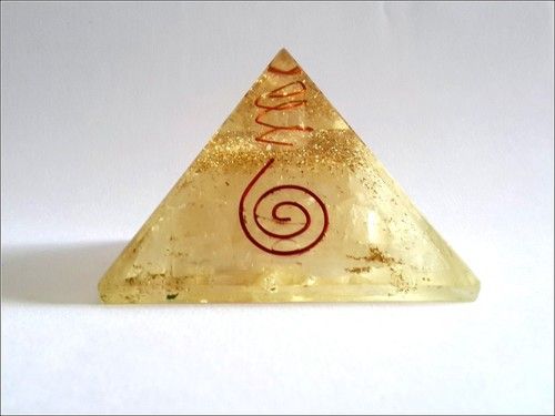 Selenite Orgone Pyramid