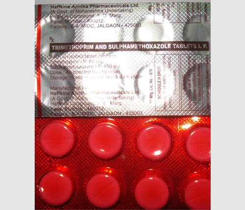 Tab trimethoprim and sulphamethoxazole