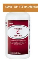 GNC Vitamin C 1000mg