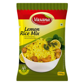 Lemon Rice Mix - Premium Spice Blend with Chilly, Cashew Nut, and Asafoetida | Simple Preparation for Flavorful Authentic Indian Dish