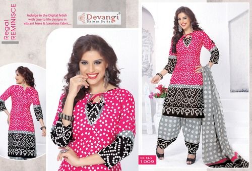 Ladies Cotton Printed Dress Material Fabrics