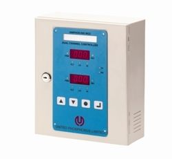 Dual Channel Wall Mountable Controller - Digital Display of Gas Concentrations, Real-Time Data Transfer & Status Alarms