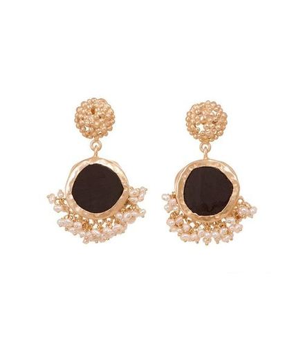 Echoing Art Black Onyx Earrings