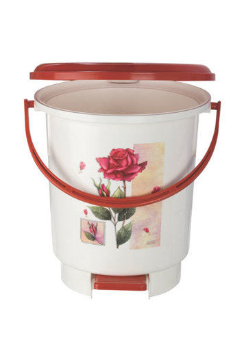 Printed Plastic Dustbin