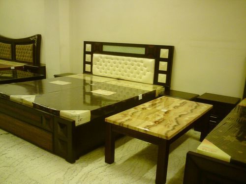 Stylish And Double Wooden Beds