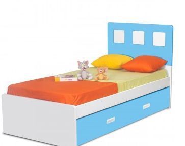 Boston Twin Bed - Blue