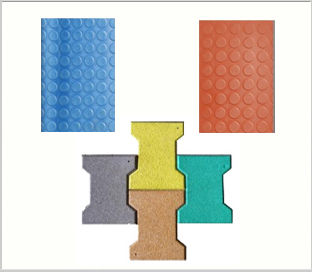 Rubber Floor Tiles - Durable, Abrasion Resistant, Natural Cushioning Qualities | Ideal for Play Areas, Schools, Jogging Tracks, Pool Sides, and Industrial Applications