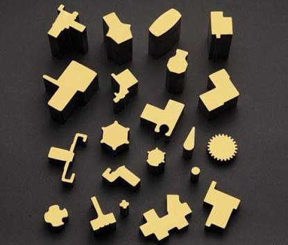 ब्रास एक्सट्रूडेड सेक्शन और प्रोफाइल