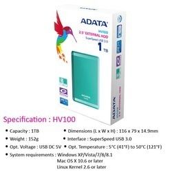 Adata Hard Disk USB 1 TB HV100