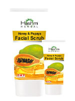 Honey and Papaya Facial Scrub