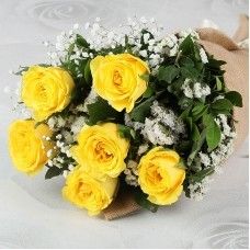 Yellow Roses Bunch