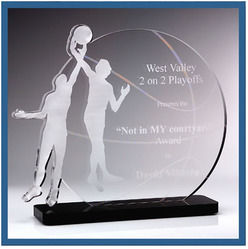 Acrylic Sports Trophies - Premium Acrylic Material, Elegant Design, Mesmerizing Artwork - Superior Quality and Contemporary Techniques