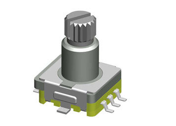 11mm Self Return Metal Shaft Rotary Dip Switch