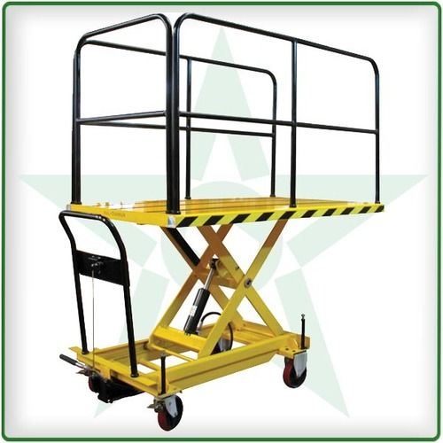 Truck Mounted Scissor Lift with Hand Rails