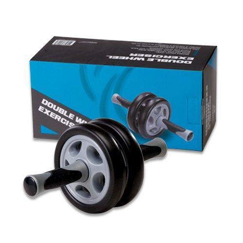 Double Wheel Exerciser Black