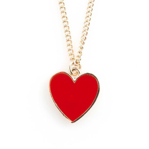 Red Supercute Heart Necklace