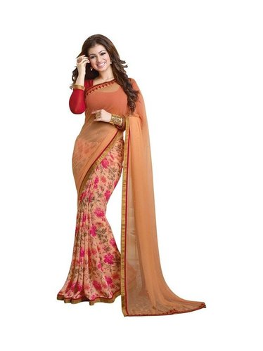 Georgette Silk Printed Saree