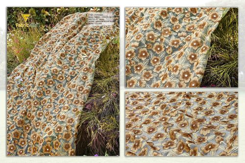 Mirror tcnuh work fabric at best price in surat gujarat  fabricvilla