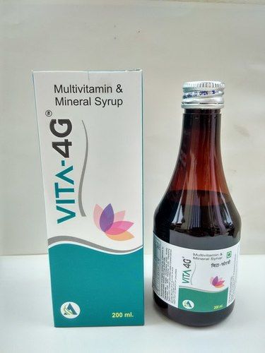 Vita-4G 200Ml मल्टीविटामिन और मिनरल सिरप 