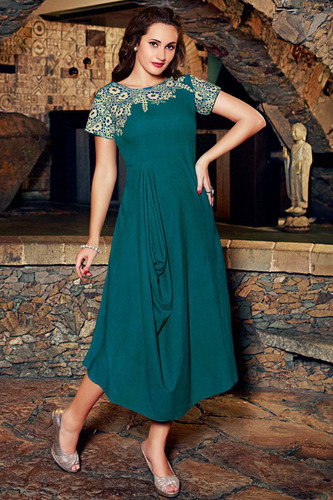 Blue Fancy Kurti