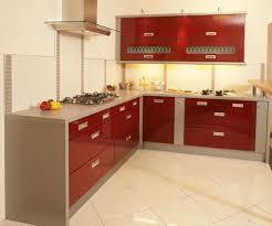 L type modular kitchen 