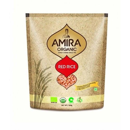 Organic Red Rice - Medium-Grain | Low GI, Antioxidants, Fibre, Protein, Nutty Flavor, Perfect for Healthy Meals