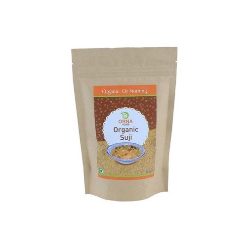 Organic Suji - Premium Quality Wheat Semolina, High Gluten Content, Rich Flavor and Aroma, Low Calorie and Nutritional Value