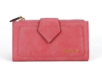 Candy Color PU Leather Long Envelope Wallet