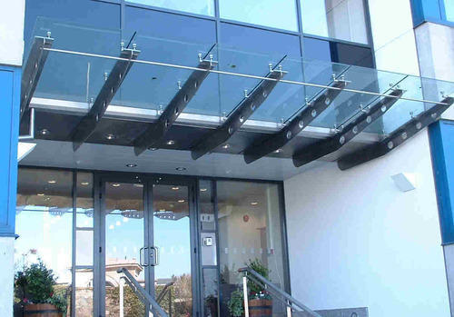 Stainless Steel Glass Canopy