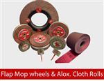 Flap Mop Wheels And Aloxide Cloth Rolls