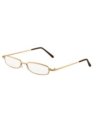 Full Rim Plain Gold Frame