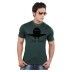 Men'S Graphic Bottle Green T-Shirt