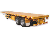 Flat Bed Trailer - Made to International Standards, Easy Handling for Efficient Loading and Unloading of Goods, Customizable Design Options