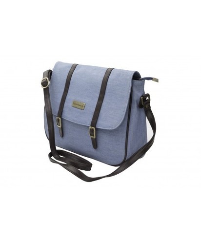 Denim Messenger Bag