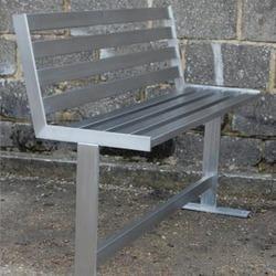 Stainless Steel Backed Bench