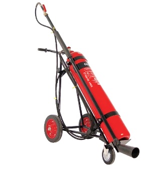 Mobile Carbon Dioxide Extinguishers Single Cylinder