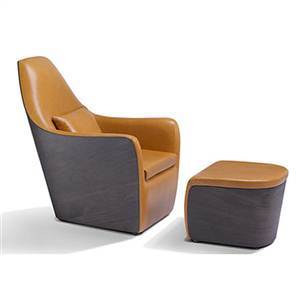 Armonia Lounge Chair By Mario Mazzer Leather