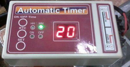 Yellow And Purple Hoarding Timer Sign Board Timer