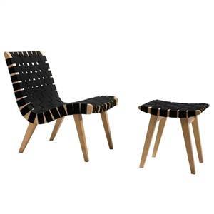 Jens Risom Lounge Chair Oak