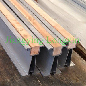 6061 Aluminum Scaffolding Beam 150x90mm With Wood Fitter