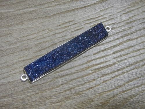 Blue Druzy Pendant