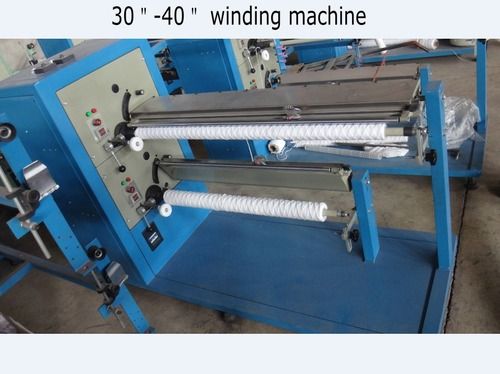 Double Spindle Pp Cotton Winding Filter Cartridge Machine