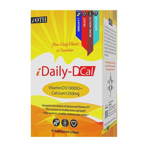 Idaily-D Cal (Vitamin D3 + Calcium Supplement)