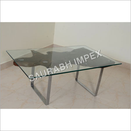 Rigid Square Root Glass Table