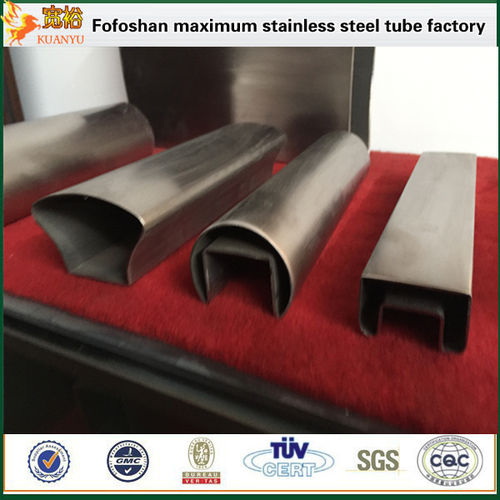 TP316 Special Shapes Stainless Steel Welded Tubing For Stainless Steel Door