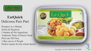 Ready to Eat Pani Puri eat quick