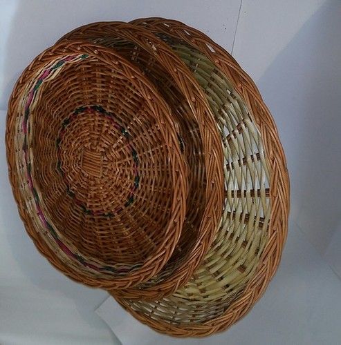 Round Shape Cane Basketry