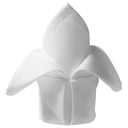 Dinner Napkin - Luxurious Cotton Blend, Signature White & Classic Black Colors