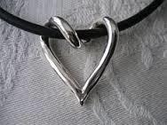 Silver Heart Handmade Pendants