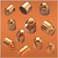 Cold Formed Caps - Chromium Zirconium Copper, Versatile Shapes and Sizes for Efficient Spot Welding